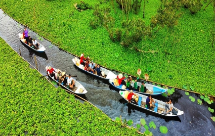 TOUR HÀ NỘI - SÀI GON- TIỀN GIANG – BẾN TRE – ĐỒNG THÁP –XÈO QUÝT – TRÀM CHIM – CHÂU ĐỐC – LÀNG CHĂM – RỪNG TRÀM TRÀ SƯ – MIẾU BÀ CHÚA XỨ - CHỢ NỔI CÁI RĂNG – LÀNG DU LỊCH MỸ KHÁNH – DU THUYỀN CẦN THƠ